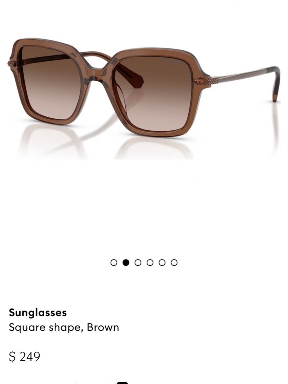 NEW Sunglasses
Square shape, Brown